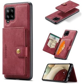 Resim Samsung Galaxy Uyumlu A12/m12 İçin Lüks Çıkarılabilir Cüzdan Manyetik İş 2'si 1 Arada İşlevsellik 