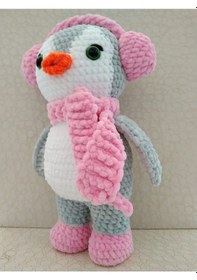Resim Penguen Amigurumi El Örgü 