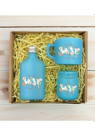 Resim Bk Gift Kişiye Özel İsimli Dtf Anne Temalı Turkuaz Kahve Fincanı & Kolonya & Mum Hediye Seti-4, Anneye Hediye, Anneler Günü Hediyesi Kobitmeyencom3099 