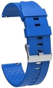 Resim Honor Magic Watch 2 46mm- Honor Watch Magic - Honor Watch Gs 3 Uyumlu 22 Mm Silikon Kordon Mavi 
