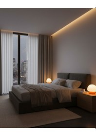 Resim Elana Design Mumi Mantar Abajur - Abajur Ve Gece Lambası Turuncu 