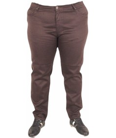 Resim Moc Grande Mocgrande Büyük Beden Klasik 5 Cep Pantolon Montana 11917 Kahverengi Kahverengi 
