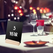 Resim 5/10 Adet Ahşap Masa Takvimi Tutucu ve Yapışkan Not Düzenleyici 