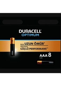 Resim Duracell Optimum İnce Pil 8'li 