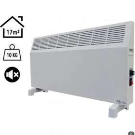 Resim Elektrokonfor Konvektör 1500W Manuel Elektrikli Isıtıcı Beyaz 