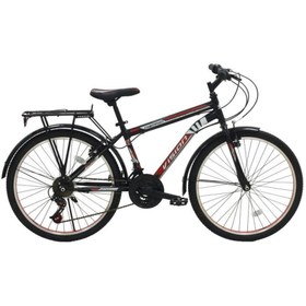 Resim Belderia Vision Champion 24" Jant Sypo Index (3*7) Vites V-fren Siyah-kırmızı Şehir Bisikleti 