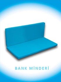 Resim Dekosoy Arkalıklı Bank Minderi 110x50x5cm Turkuaz 