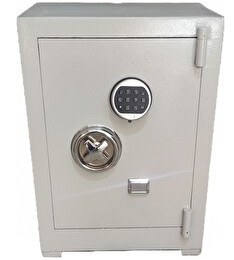 Resim Sur Çelik Para Kasaları 65 CM Şifreli Yangına Dayanıklı Sur Çelik Para Kasası 65SIFRESURCELIKKASA120BEYAZ 