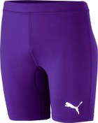 Resim Puma Erkek Şort Tayt Liga Baselayer Mor 65592410 