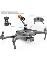 Resim DJI Mavic 2 Pro için Gece Uçuş Zoomlu Fener Üst Lamba 360 Derece Dönüş 