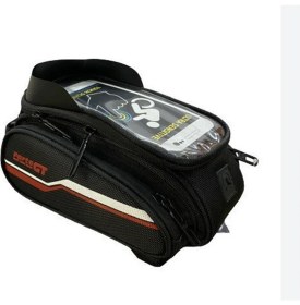 Resim Tex XBYC-816 Kadro Üstü Çanta-Telefon Tutuculu - Siyah Kırmızı 