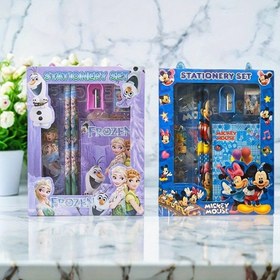 Resim Mickey Minnie Elsa Anna Frozen Temalı Kırtasiye Seti, 6 Parça Kalem Takımı, İş Ofis Malzemeleri, Doğum Günü Hediyesi, Yazma Araçları, Eğlenceli Çizgi Film Tasarımı Plastik Materyal, Şık ve Dayanıklı İnceleme 