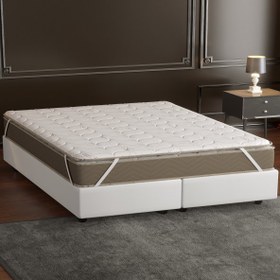 Resim Mobpazar Full Ortopedik Bamboo Yatak Pedi 160X200 cm,Yatak Şiltesi,Topper 