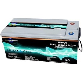 Resim Prismacell Lifepo4 Akü 235ah 25.6 Volt Turbo Fast Chargıng Karavan, Marin, Solar Yaşam Aküsü 