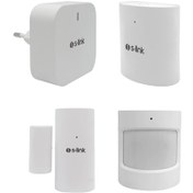 Resim S-Link SL-ZS01 Zigbee Sensör Seti 1 Gateway ve 3 Parça Sensör Zigbee Tuya Uyumlu Beyaz 