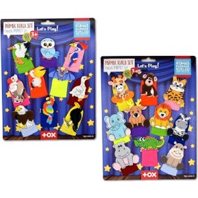 Resim 2 Set - 20 Parça Tox Safari Ve Uçan Hayvanlar Parmak Kukla T223 T222 