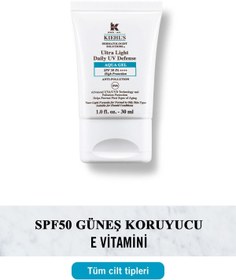Resim Kiehl's Ultra Light Günlük Uv Koruyucu Aqua Jel Güneş Kremi - Spf50 30 ml 