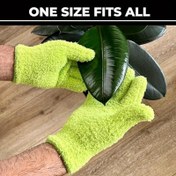Resim Microfiber Toz Eldivenleri - Mercan Poları, Arabaları, Tekneleri, Karavanları, Havuzları ve Ev Yüzeylerini Kolay Temizlemek için Esnek ve Nefes Alabilir, Noel için En İyi, Şükran Günü için Mükemmel 