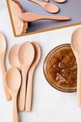 Resim Kitchen Design Lab Bambu 6'lı Ölçü ve Baharat Kaşığı 17 CM Bal Tatlı Reçel Kaşığı 