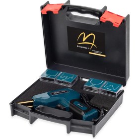 Resim Bemoold BM40 Plastik Kaynak Makinesi Tamir Seti (20 Paket Elektrot)- Bemoold 100 W Sıcak Zımba Plastik Tamir Seti-200 Adet Tel Zımba Dahil Yeşil-Siyah 