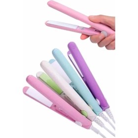 Resim İnnMerry Bfs Mini Düzleştirici Seramik Kaplama Seyahat Tipi Elektriklenme Karşıtı 