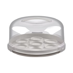 Resim Gondol Kapaklı Kek Fanusu 