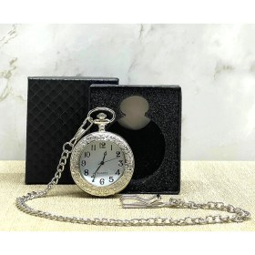 Resim Marsilyan Özel Kutulu Gümüş Köstekli Saat 