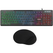 Resim Everest KB-120 Sleek USB Aydınlatmalı Q Gaming Oyuncu Klavyesi + Everest