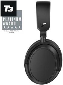 Resim SENNHEISER ACCENTUM Plus Wireless, Hibrit Adaptif ANC, Kablosuz Kulak Üstü Bluetooth Kulaklık, Siyah 