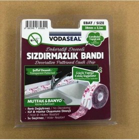 Resim Vodabond Vodaseal Pembe Desenli Dekoratif Küvet Kenar Sızdırmazlı (550345940) 