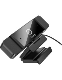 Resim Hoco. D100 1080P 2mp Mikrofonlu USB Web Kamera - Siyah 