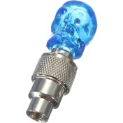 Resim LED Işık Vana Kapağı Bisiklet Için Işık Konuştu Otomatik Bisiklet Jant Lastiği Mavi (Yurt Dışından) 