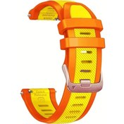 Resim Cloud011 Garmin Vivoactive 5 3 Venu Sq 2 Plus Sarı 20mm Silikon Universal Kol Saati Kayışı 