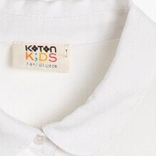 Resim Kız Çocuk Kolsuz Belden Bağlamalı Gömlek 