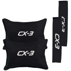 Resim Mazda Cx3 Nakışlı Otomind Boyun Yastığı Seti 