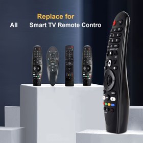 Resim Her Türlü L-G Magic Akıllı TV ile Uyumlu Evrensel IR Uzaktan Kumanda, AN-MR18BA/AN-MR19BA/AN-MR600G/AN-MR650/ANMR650A/ANMR600/AN-MR650BA ve Daha Fazlası İçin Uygun, Sesli/Jiroskop/Ekran Fare/Tik Takımı Fonksiyonu Yok 