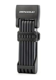 Resim Hightower Katlanır Bisiklet Kilidi: Ultra Portatif, Mtb, Yol, Elektrikli Bisiklet & Scooter İçin Siyah, 1 Adet Siyah 