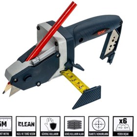 Resim Rox 0124 Portatif Alçı Plaka Ölçme Kesme ve İşaretleme Aleti 