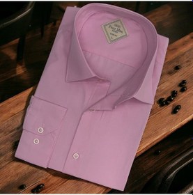 Resim Linen Keten Klasik %100 Cotton Uzun Kollu Terletmeyen Pembe Gömlek Regular Kalıp -10328 Pembe 