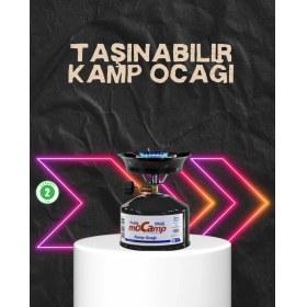 Resim Doğa Piknik ve Acil Durum Için Kamp Ocağı Seti - EMY4182-4945 