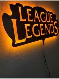Resim League Of Legends Led Işıklı Tablo 55 x 29 cm, lol1 