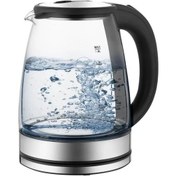 Resim Crown CRW-7204 1500 W 1.8 L Cam Hazneli Su Isıtıcı 