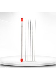 Resim Yaozixa 5 Adet Paslanmaz Çelik Sprey Fırça İğnesi - 0.2/0.3/0.5mm Profesyonel Uyumlu, Hassas Tasarım, Kutulu Saklama 