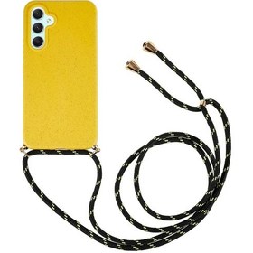 Resim Kordon Tpu + Buğday Samanı Çevre Dostu Telefon Kapaklı Samsung Galaxy Uyumlu A35 5g Kılıf İçin 