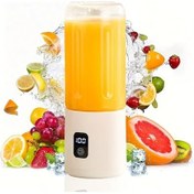 Resim Fochsia Taşınabilir Kablosuz Meyve Sıkacağı Ve 12 Bıçaklı Paslanmaz Çelik Blender - Usb Şarjlı Mini Karıştırıcı Dijital Ekran 500 Ml Ev Seyahat Spor 