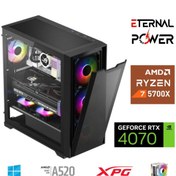 Resim ETERNAL POWER E.POWER RYZEN 7 5700X 32G DDR4 1TB M.2 RTX4070 A520 M750W 