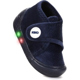 Resim Kiko Kids Petri Günlük Işıklı Kız Bebek Ev Okul Kreş Panduf Lacivert Lacivert 