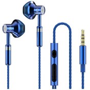 Resim Mavi 3.5mm Su Geçirmez Dac 9d Hifi Stereo Bas Kulakiçi Spor Tipi C 3.5mm Kablolu Kulaklık Mic Kulaklık İle Samsung S24 İphone 15 Xiaomi 
