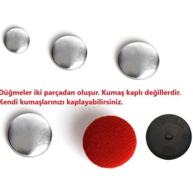 Resim Kapsül Düğme. ( 100 veya 250 adet paketlerde) - Siyah Arka / 250 adet / 60'' 38.1 mm 
