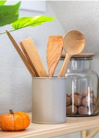 Resim Stripe Tezgah Üstü Kaşıklık Bej 13 11 Cm Bej 